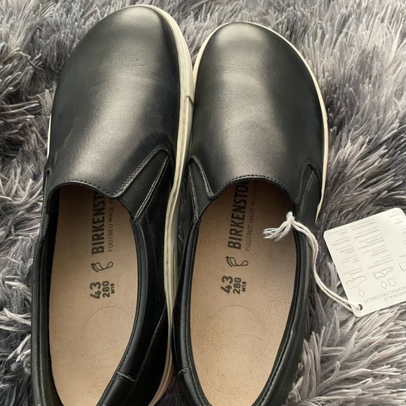 COPY - Birkenstock Oswego Black Leather Loafers - Picture 4 of 11
